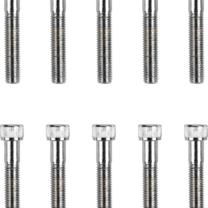 Bolts - Socket-Head/Replacement - Knurled/Fine Thread - 1/4"-28 x 1-1/2" - 10 Pack