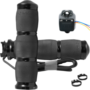 Heated Grips - Air Cushion - Metric - Black