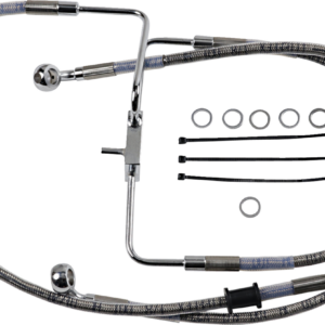 Brake Line - +6" - Stainless Steel - XL
