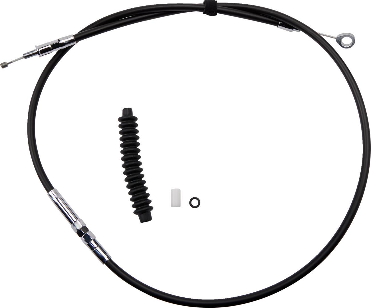 High-Efficiency Black Vinyl Clutch Cable - 57-5/8"