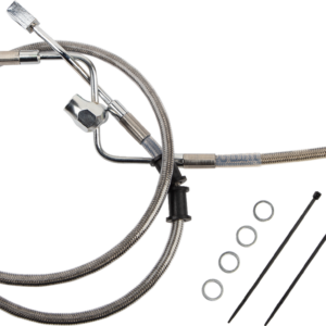 Brake Line - Rear - Master Cylinder to ABS - Stainless Steel