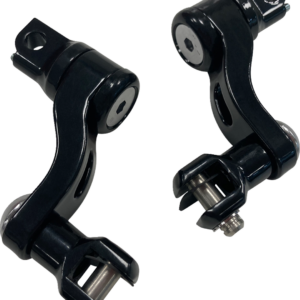 Passenger Peg Mount - Adjustable - Black