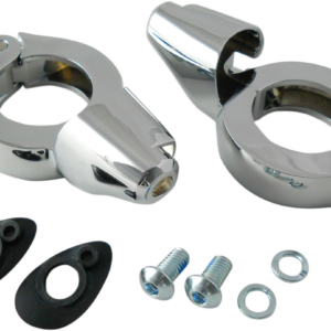 Turn Signal Mount - 41 mm - Chrome