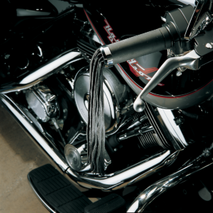 Handlebar Grip End Cap with 12" Fringe - OEM