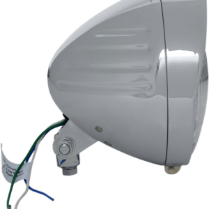 Headlight with Visor 6-1/2" - Grooved