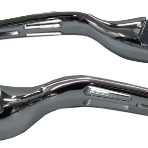 Slotted Wide Blade Lever Set - Chrome