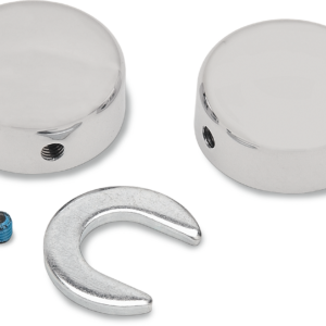 Swingarm Pivot Bolt Cover - Chrome - '00-'07 Softail
