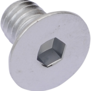 Bolts - Flat-Head - Chrome - 5/16"-18 x 1/2"