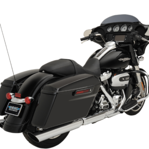 4" Slashdown Slip-On Mufflers - Chrome
