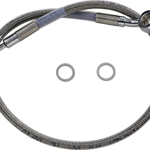 Brake Line - +2" - Stainless Steel - '18-'23 Softail