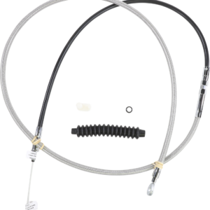 High-Efficiency Braided Stainless Steel Clutch Cable - 76"