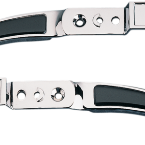 Rear Fender Strut - Stock-Style - Chrome/Black - XL