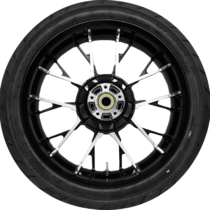 Marlin Rear Wheel - Black Cut (18") | Dunlop AE2 Tire (180/55B18)