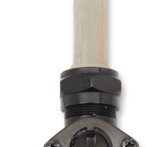 Fuel Petcock - Forward - Gloss Black - 22 mm