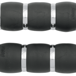 Excalibur Velvet Air Grips - TBW - Chrome