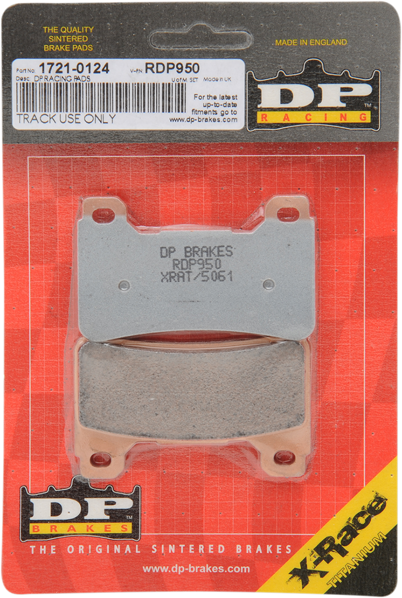RDP Racing Brake Pads - Honda