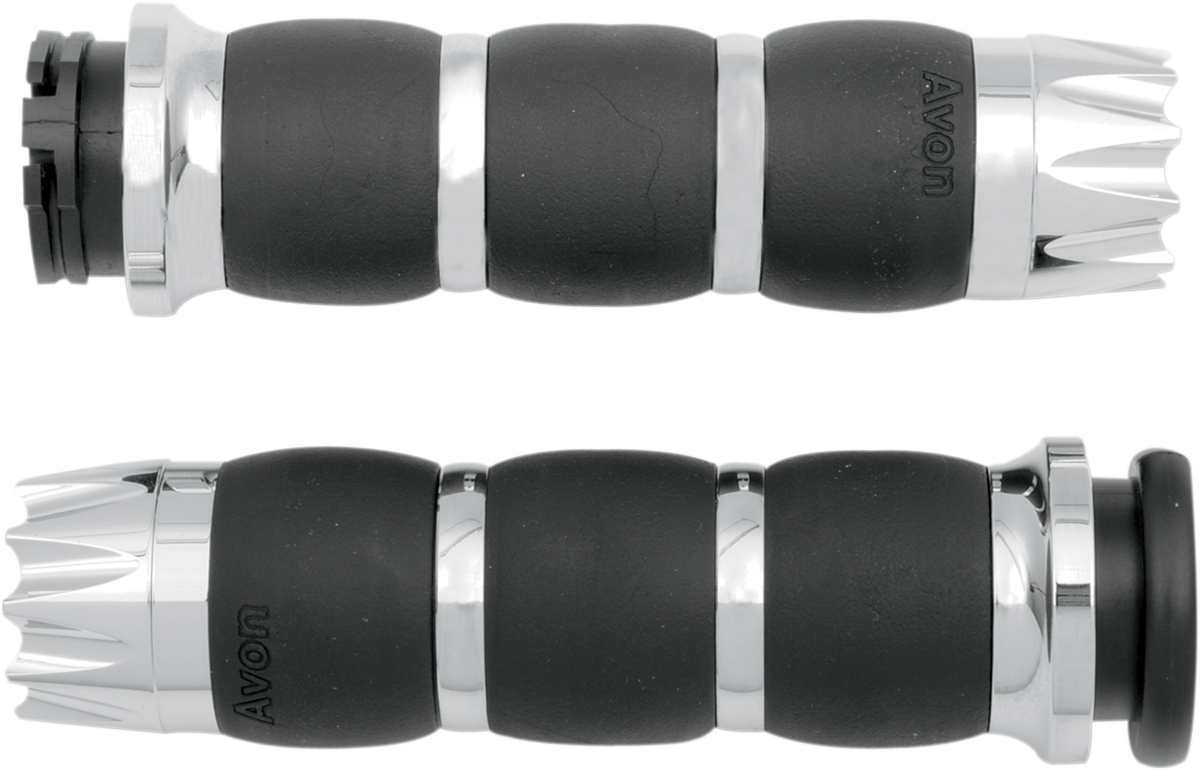 Excalibur Velvet Air Grips - Chrome