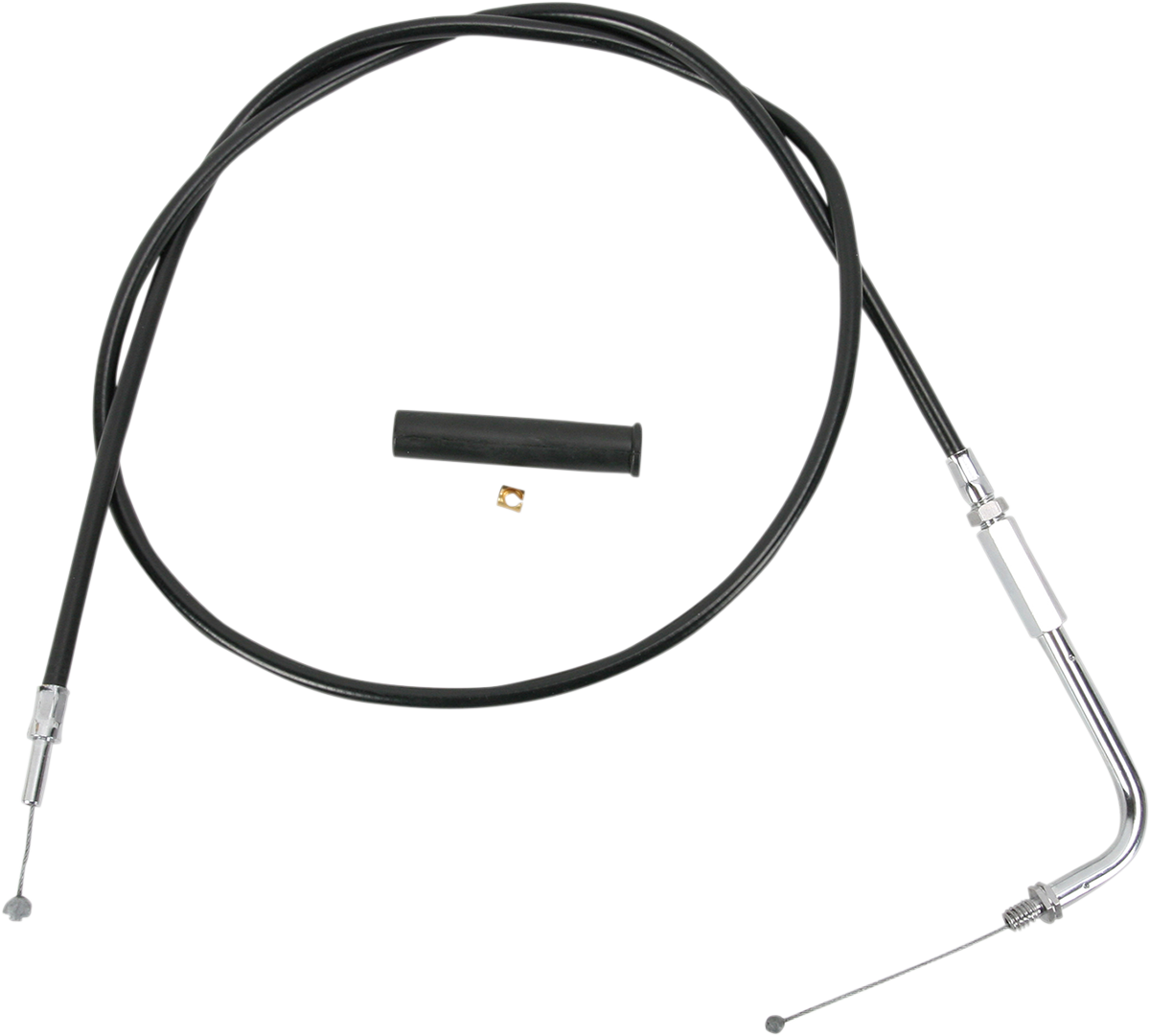 Black Vinyl Throttle Cable - 39-1/2"