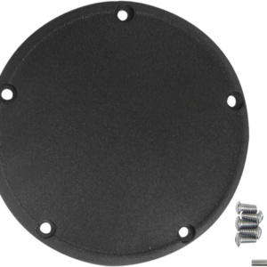 Derby Cover - Wrinkle Black - 5 Hole - '99-'18 Big Twin