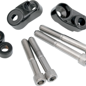 Turn Signal Mount Kit - 39 mm/49 mm - Gloss Black
