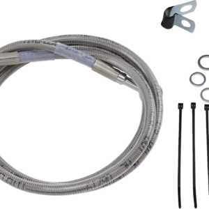 Brake Line - Front - +6" - Stainless Steel