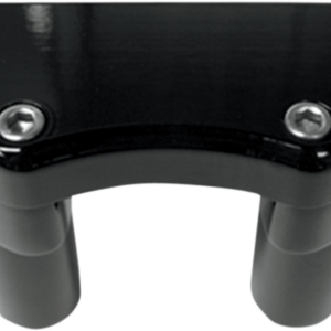 Handlebar Riser & Top Clamp Kit - 3" - Buffalo - Black