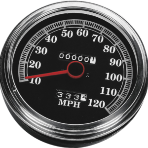 5" MPH FL-Style 2:1 Speedometer - '89-'95 Black Face