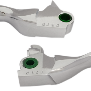 Slotted Wide Blade Lever Set - Chrome
