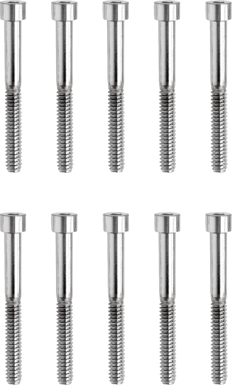 Bolts - Socket-Head - Replacement - Smooth/Coarse Thread - #10-24 x 1-3/4" - 10 Pack