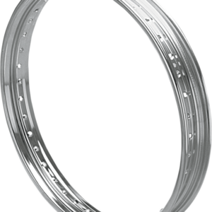 Rim - Drop Center - Rolled Edge - 40 Hole - Silver - 21x2.15