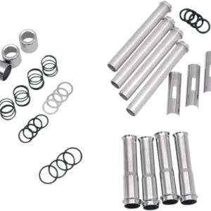 Pushrod Tube Kit - Chrome - Twin Cam