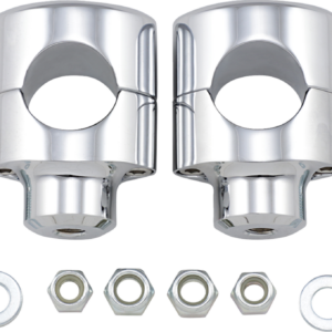 Big Buffalo Handlebar Risers - 1-1/2" - Chrome