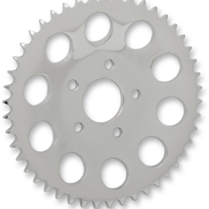 Rear Sprocket - Chrome - Dished - 46 Tooth