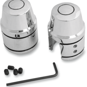 Upper Shock Bolt/Stud Cover - Chrome - '86-'20 XL