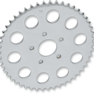 Rear Sprocket - Chrome - Flat - 46 Tooth