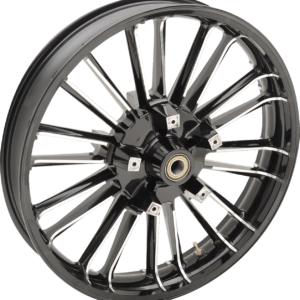 Wheel - Atlantic - Front - Dual Disc/without ABS - Black Cut - 21x3.5 - '00-'07 FL