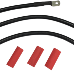 Black Battery Cable Set - '93-'08 FL