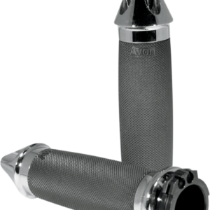 Custom Spike End Grips - Chrome