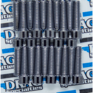 Bolt Kit - Rocker Cover - Smooth/Socket-Head - Black/Chrome - M8