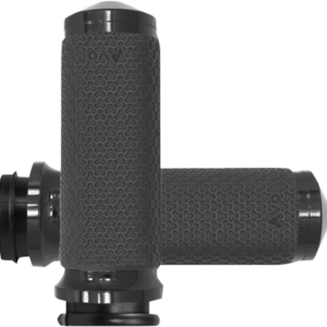 Vibration Dampening Memory Foam Grips - Large - TBW - Black