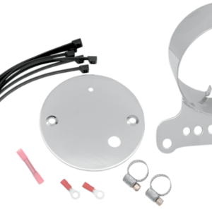 Single Gauge Bracket - Chrome