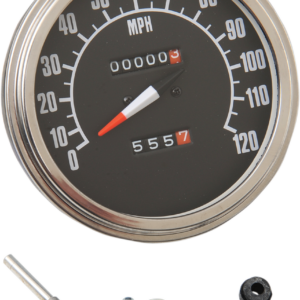 5" MPH FL-'68-'84 Style 1:1 Speedometer - Black Face
