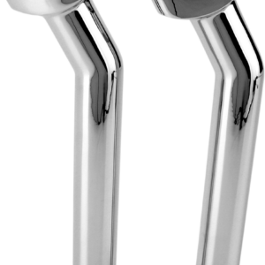 Forged Aluminum Handlebar Risers - Pullback - 8-1/2" - Chrome