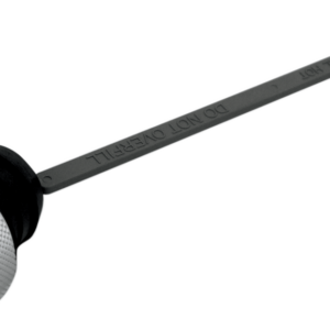 Custom Oil Dipstick - Peaked - Chrome - Dyna