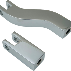Passenger Peg Mount - Foot Peg Supports - Chrome - FXD