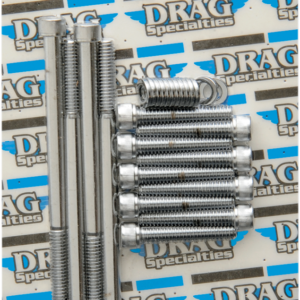 Bolt Kit - Primary Cover - Knurled - Chrome - Softail/Dyna
