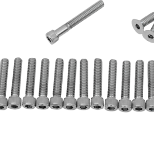 Bolt Set - Cam/Primary/Inspection/Derby Cover - Knurled - '70-'84 Harley-Davidson