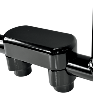 Handlebar Riser & Top Clamp Kit - 1-1/2" - Big Buffalo - Black