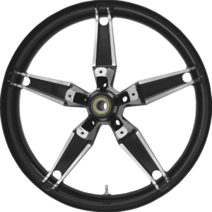 Wheel - Daytona - Front - Dual Disc/with ABS - Black Cut - 21x3.5