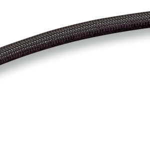 Braided Hose - Black - 1/2" - 3'